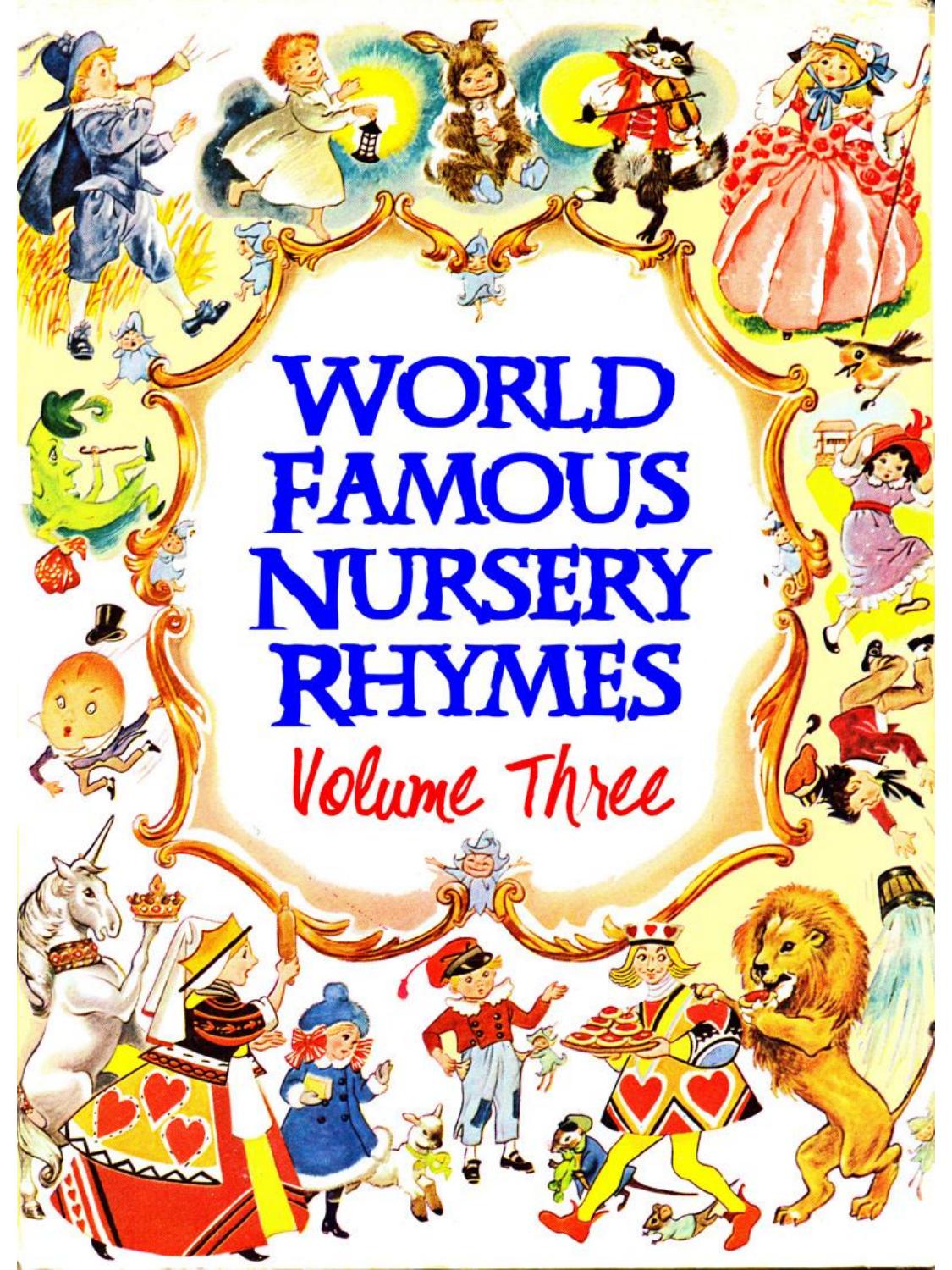 World Famous Nursery Rhymes Volume Three